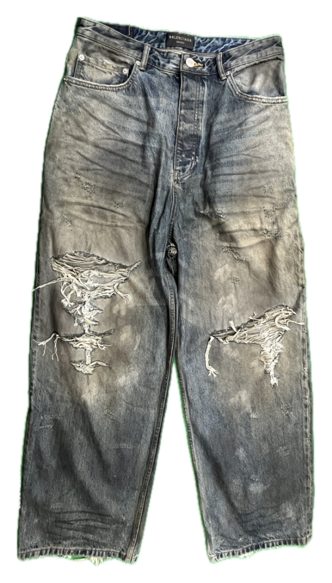 Balenciaga Destroyed Jeans