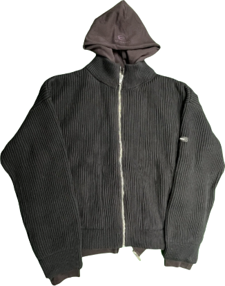 Balenciaga Knit Hooded Jacket