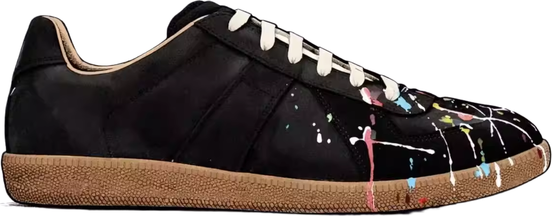 Best Black Paint Splatter Margiela GATs