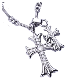 Budget Chrome Hearts Gem Pendant Chain