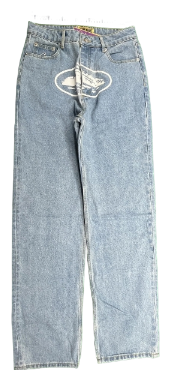 Corteiz Alcatraz Logo Baggy Jeans