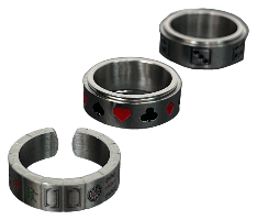 Dice/Poker/Card Game Adjustable Rings