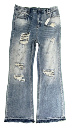 Distressed Blue Denims