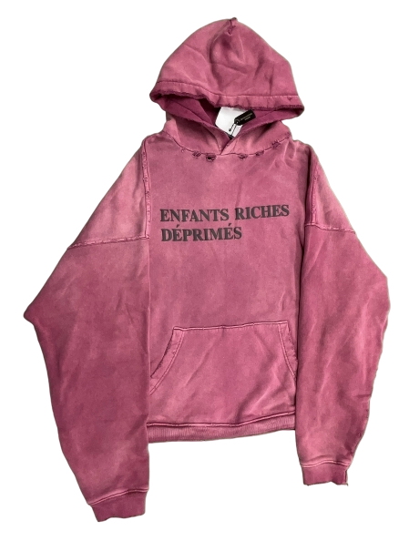 ERD Melancholy Destruction Red Washed Hoodie
