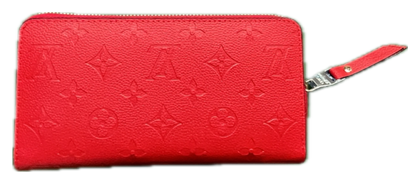 LV Red Holdall Purse
