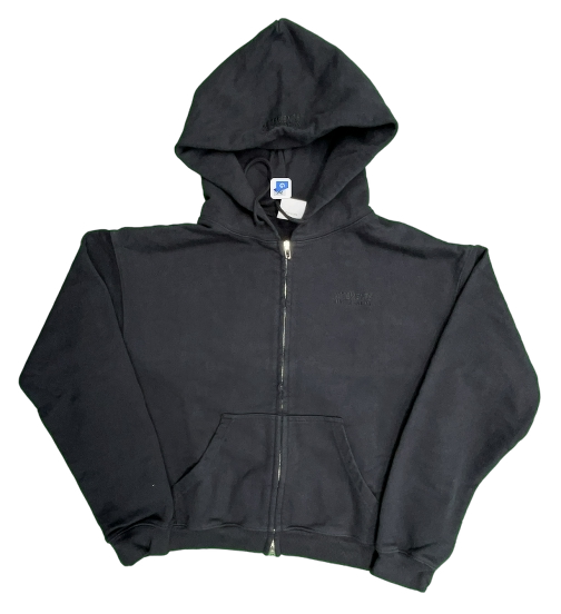 MVT Vetements Blackout Vetements Cropped Hoodie