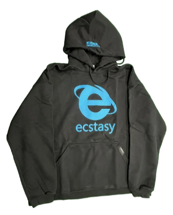 MVT Vetements Ectasy Hoodie (Black/Blue)