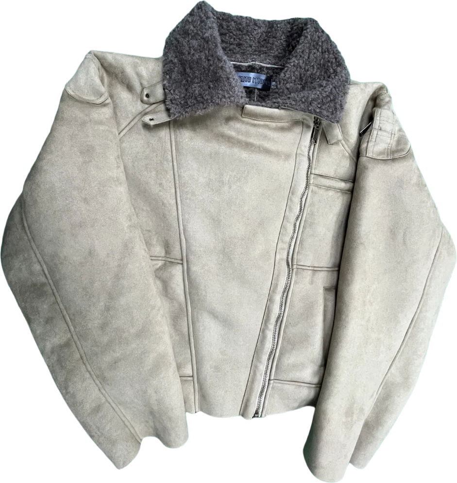NFS Khaki Shearling Jacket