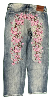 Palace x Evisu Embroidered Floral Jeans