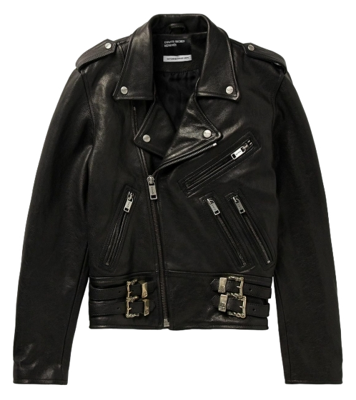 RMisade ERD Leather Biker Jacket
