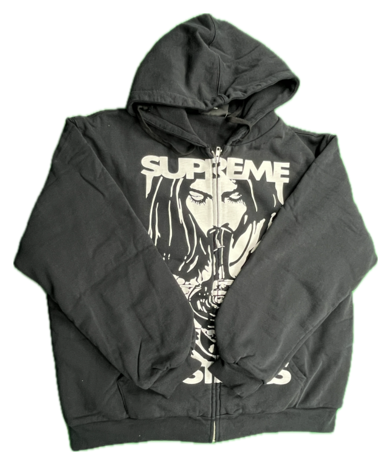 Supreme Hysteric Glamour ZipUp Hoodie (Black)
