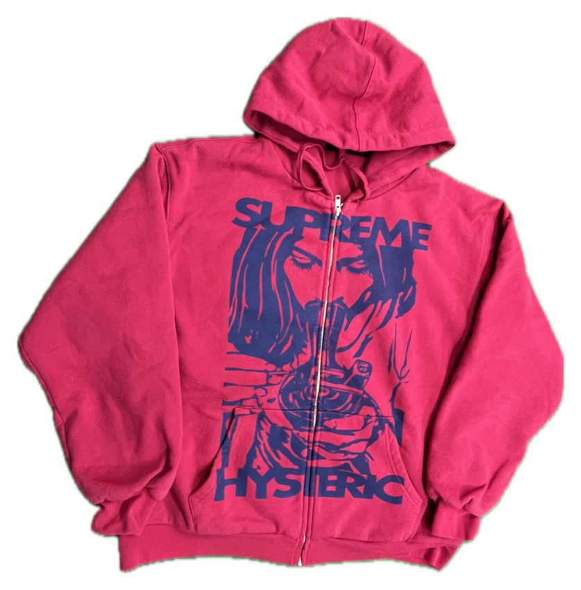 Supreme Hysteric Glamour ZipUp Hoodie (Pink)