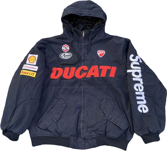 Supreme x Ducati Hooded Work Jacket