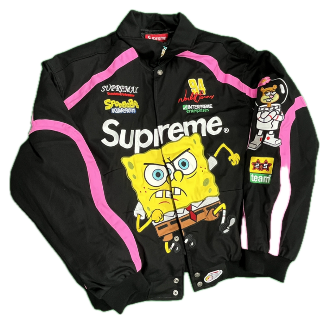 Supreme x Spongebob Jacket (Black and White)