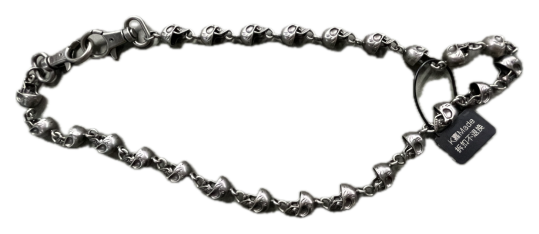 Vetements Skulls Wallet Chain