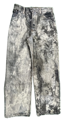 i795 Acne Studios Ink-Splashed 1981m Denim